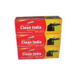 Clean India Black Garbage bag Medium Size combo | Pack of 3 Roll | 90 Bags | 48x56cm | 19x21in | compostable | biodegradable | Suitable for Home Kitchen Toilet Office Dustbin