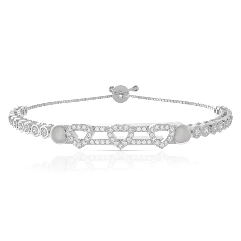 ANAYRA 925 Sterling Silver Bracelet for Women | Classic Sterling Silver Bracelet for Women | Hallmark Certified Silver | Great for Gifting