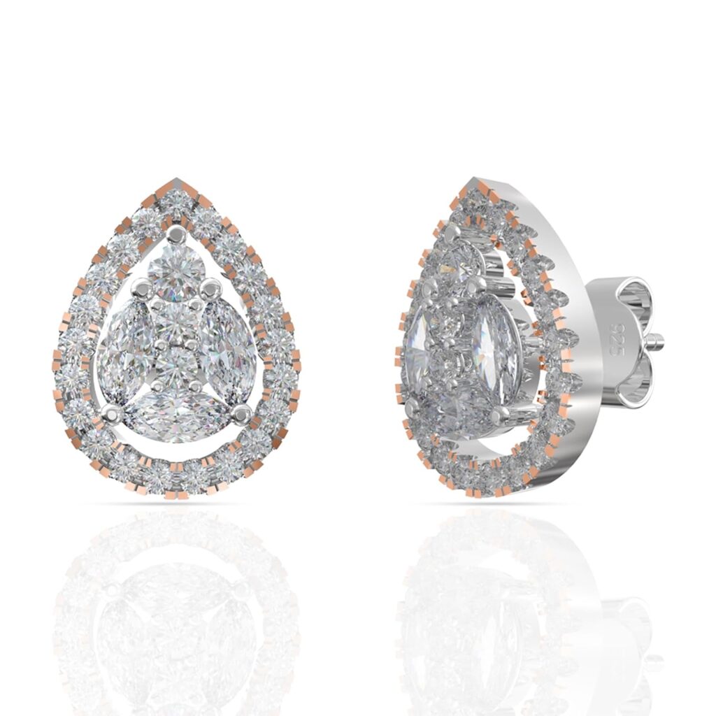 ANAYRA 925 Sterling Silver Earring for Women | Hallmark Certified Simple Earring | Fine Jewellery | Great Choice for Gifting