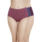 Amante Inner Elastic Cotton Full Brief Panty Pack- Pack of 3