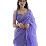 C J Enterprise Women’s Banarasi Pure Kanjivaram Silk Linen Cotton Saree for Wedding Soft Design Wear handloom Pattu Sarees Latest Sari With Blouse Piece sadi new ladies 2023 Party 2024 (lavender blue)