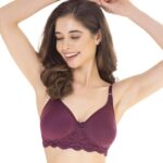 Clovia Women’s Cotton Rich Non-Wired Spacer Cup T-Shirt Bra