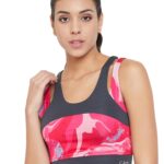 Clovia Women’s Padded Wirefree Medium Impact Full Cup Sports Bra