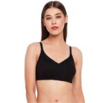 Enamor AB75 M Frame No Bounce Full Support Cotton Bra for Women – Non-Padded Non-Wired & Full Coverage with Cooling Technology | Available in Solid Colours