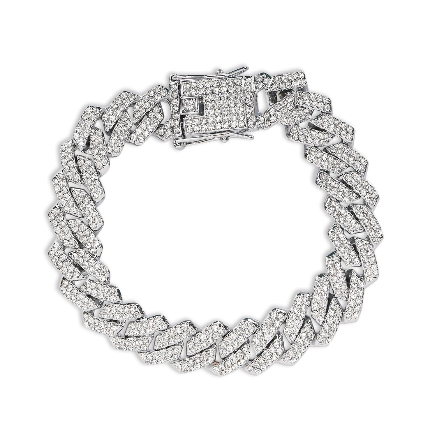 Fashion Frill Bracelet For Men Women American Diamond Studded Bracelets For Women Girls Men Boys Jewellery
