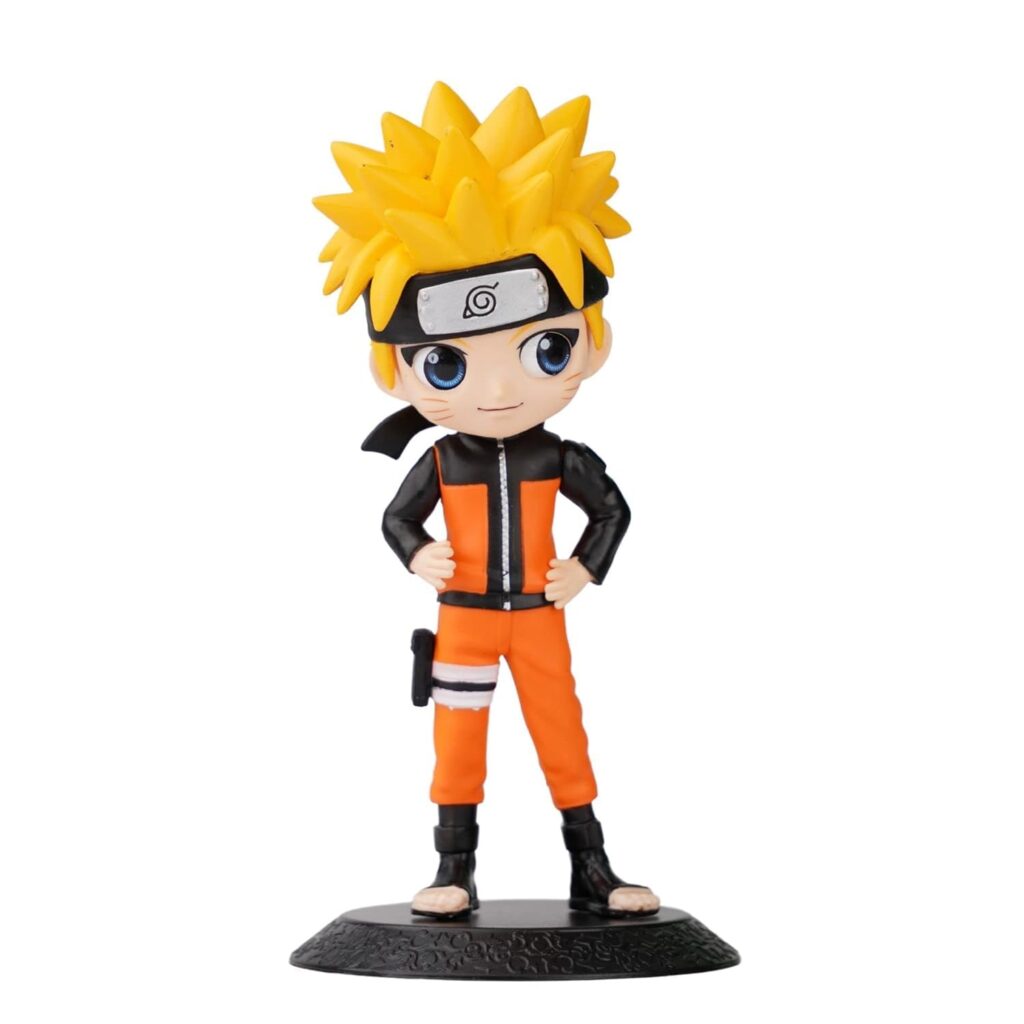 FowWelt Anime Cartoon Character Q Posket Action Figure | Limited Edition | Attractive Lightweight Durable Toy Figures for Home Decors Office Desk and Study Table – Naruto