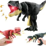 Gooyo Dinosaur Toy Gun & Musical Toy Gun for Kids with Biting Roaring Function, Simulation Sound Effect Will Shake Head Swing Tail (Assorted)