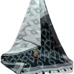 HAIDER ALI AND SONS Cotton Ikkat Saree For Women Ikat Design With Blouse Piece, Multicolor