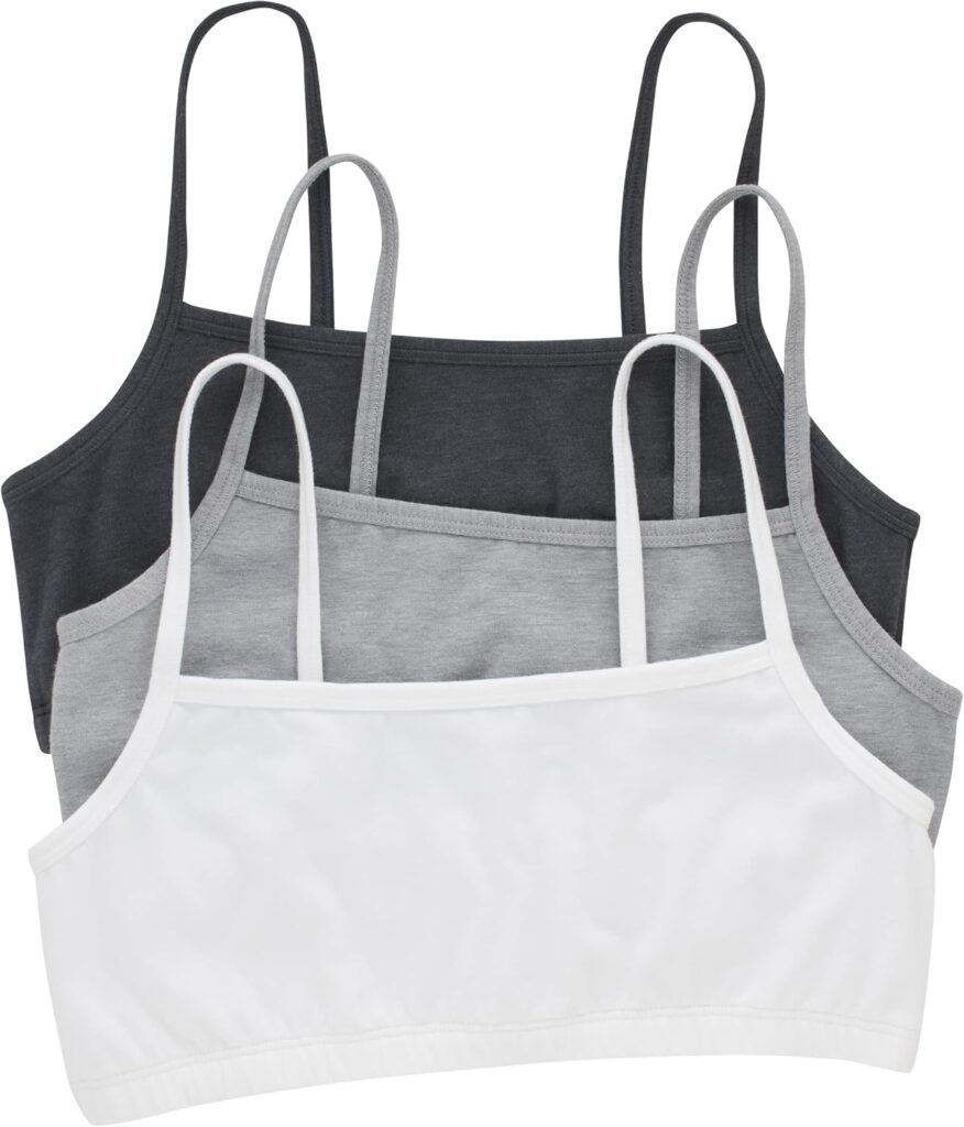 Hanes Women’s Cotton String Bralette (3 Pack)