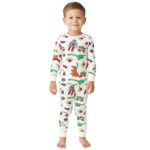 Hestia | H.NSG.7 | Kids Nightwear | Sleepwear | Cotton | Trouser Full Sleeves Tshirt | Elastic Waist | Night Dress with Pyjama Tshirts for Boys | Breathable Fabric | Set 1