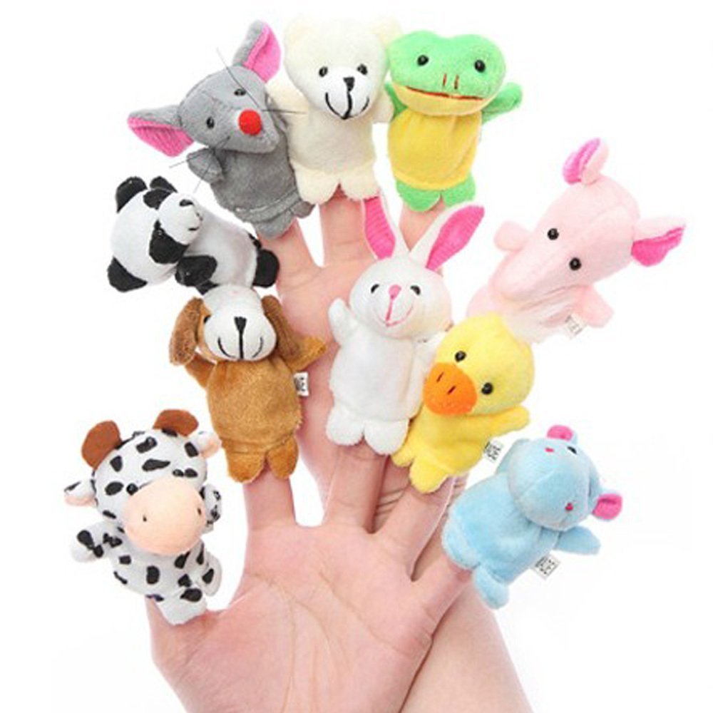House of Quirk Animal Finger Puppets – Set of10