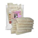Indigenous Living Natural Kitchen Scrubber 12 Economy Pack for Sparkling Clean Surfaces – Sustainable, Biodegradable, and Tough on Grime Natural Loofah