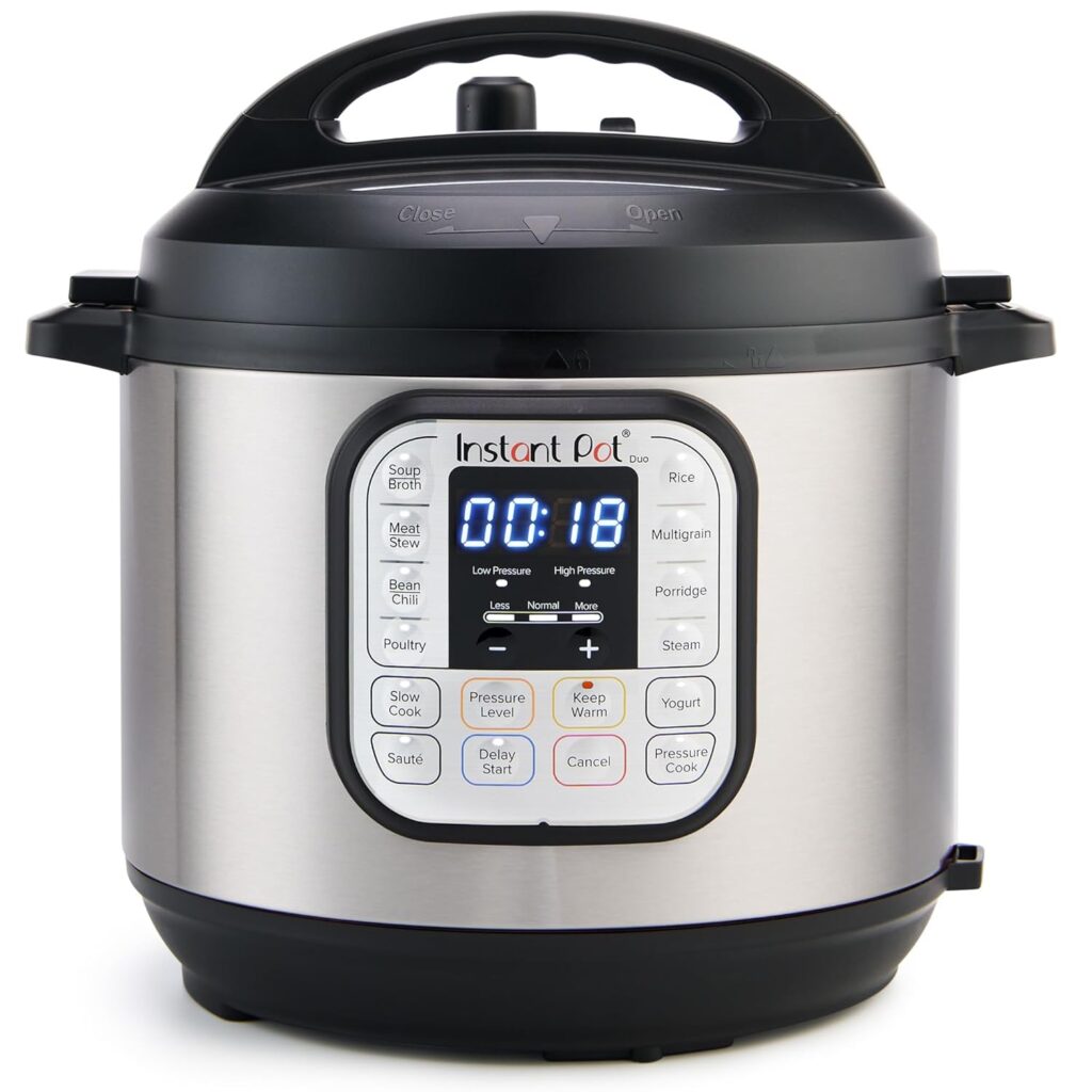 Instant Pot 321 Duo 60 6QT (5.7L), SS304 Stainless Steel Inner Pot, 7-in-1 Electric Pressure Cooker, Slow Cooker, Rice Cooker, Steamer, Saute, Yogurt Maker and Keep Warmer, Automatic Rice Cooker