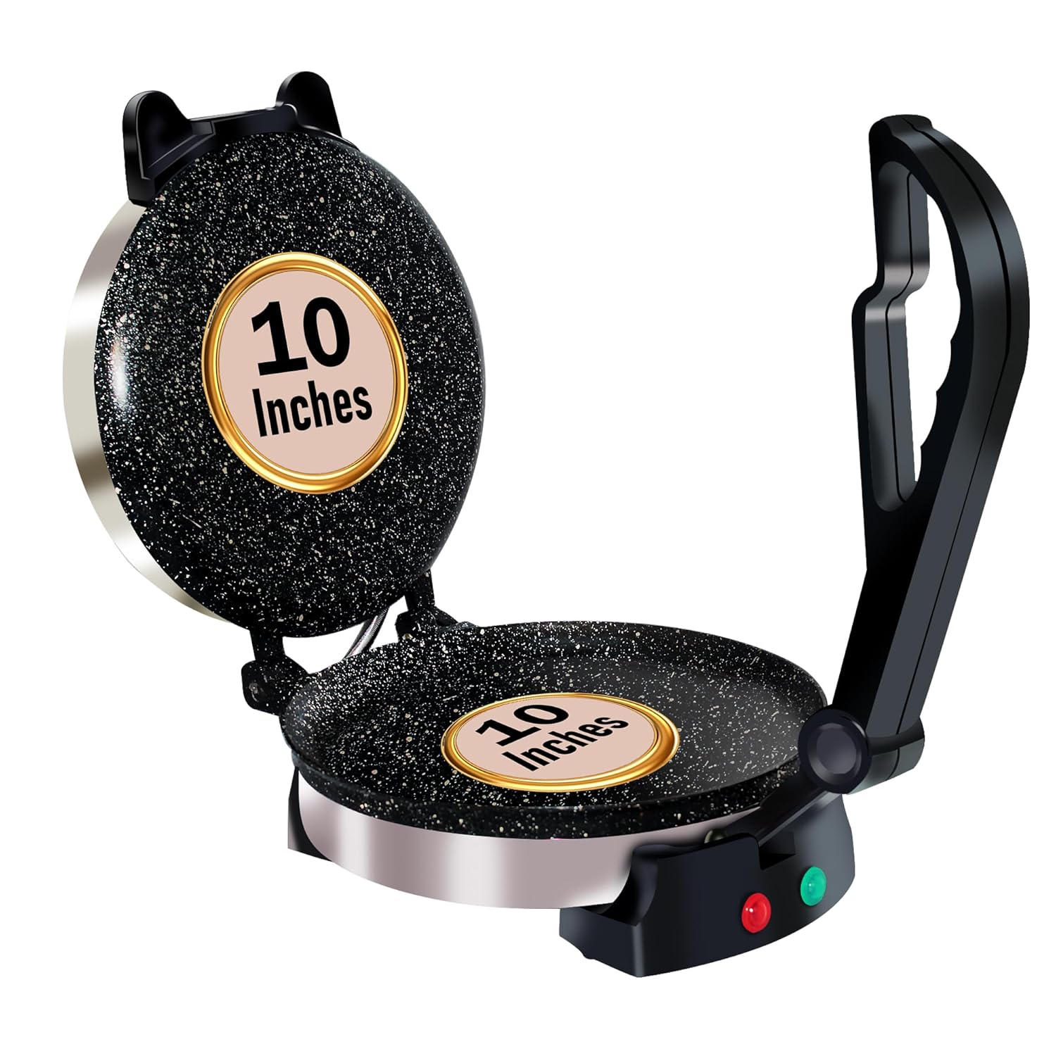 Libra Roti Maker Machine Automatic – Stainless Steel Electric Roti Maker with Non-Stick 10 inch Plates – 1000 W Auto Temperature Control Chapati Maker Machine with Indicator Lights