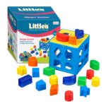 Little’s Shape Sorter Cube | Shape Sorter Toys for Kids | 24 Multi-Color Shapes | Toddler Activity Toys for 1 Year Old+ | Baby Toys | Helps Develop Motor & Reasoning Skills | Kids Toys