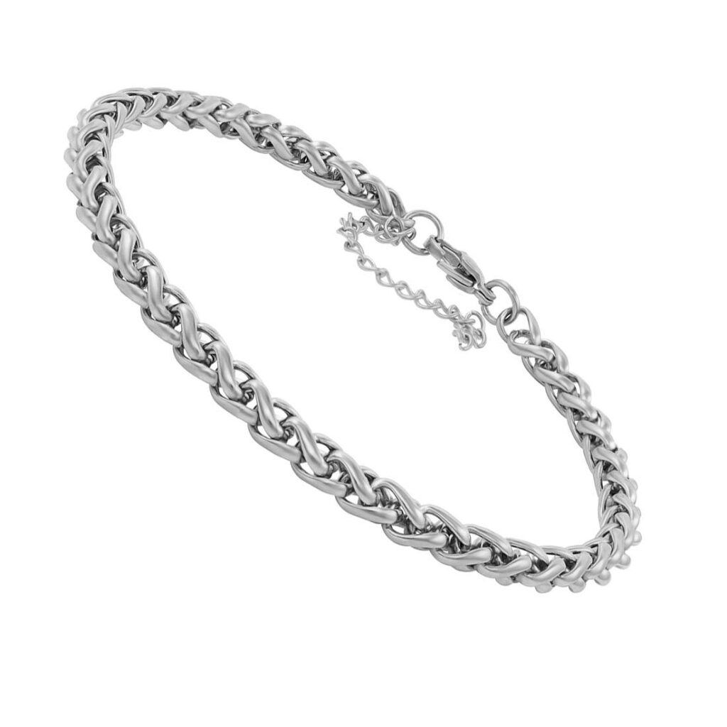 Nakabh Stainless Steel Bracelet For Men & Boys