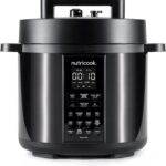 Nutricook Stainless Steel Smart Pot 2 (6 QT | 5.7 Litre), 1000W, 9 In 1 Instant Programmable Electric Pressure Cooker, Slow Cooker, Rice Cooker, Steamer, Saute Pot, Warm Food, Smart Lid