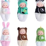 Orianscent Animal Series Sleep Adorable Doll for Realistic Doll Accessories | Toddler Doll Toys | Cuddle Doll for Kids and Newborns Toddlers Boys Girls (Bunny Sleeping)