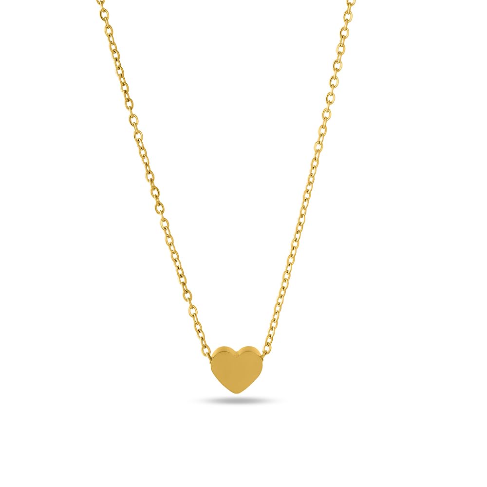 PALMONAS Paris Heart Necklace for Women – Waterproof & Anti Tarnish Jewellery | Gold Plated Necklace Chain, Gift For Women & Girls