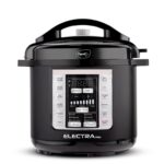 Pigeon By Stovekraft Electra Pro 3 Litre Electric Pressure Cooker with Digital Display | 18 Indian Preset Menu | Automatic Rice Cooker | Delay Timer & More (Stainless Steel)