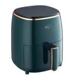 Pigeon Healthifry Digital Air Fryer, 360° High Speed Air Circulation Technology 1200 W with Non-Stick 4.2 L Basket – Green