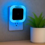 SIGNAMIO 1 Pcs Sensor Light for Home Indoor – Smart Motion Sensor LED Light, Automatic On/Off Night Lamp, Energy-Saving 0.5W for Bedroom, Bedside, Home Use-Blue