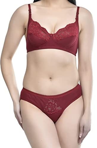 STXXOR Women’s Bikini Non Padded Bra & Panty Regular Lingerie Set|Bra Panty Set | Panty Bra Set for Women