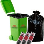 Shalimar Plastic Premium Garbage Bags Size 42 X 48 Inches (Jumbo XL) (3 Rolls) Dustbin Bag/Trash Bag – Black Color, 30 Count