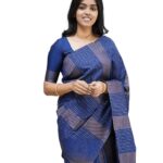 Sidhidata Women’s Kanjivaram Banarasi Paithani Jacquard Silk Saree With Unstitched Blouse Piecee (Silk Heritagee)