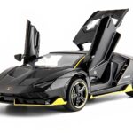 Sky Tech® Lamborghini Car Toy Die-cast Metal Car Model Car Pull Back car Super car with Openable Doors with Sound and Light for Birthdays Gift Party Decorations Great for Kids Boys Girls ‎1:32 Scale