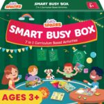 Smartivity Montessori Based Busy Box for 3,4,5 Years Old Unisex I 7in1 Preschool Learning Activity Kit for Toddlers 3-6|Birthday Gift for Kids|Educational Toy Vocabulary,Fine Motor Skill,Multicolor