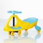 Storio Boomer Kids Magic Swing Car Twister Ride On | Toy Car with PU Wheels | Toy Car for 1+Years | Push Ride on Baby Car,100 Kg Capacity | Birthday Gift for Kids Boys and Girls – Yellow