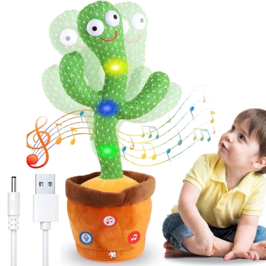 Storio Rechargeable Toys Talking Cactus Baby Toys for Kids Dancing Cactus Toys Can Sing Wriggle & Singing Recording Repeat What You Say Funny Education Toys for Children Playing Home Decor for Kids Storio Rechargeable Toys Talking Cactus Baby Toys for Kids Dancing Cactus Toys Can Sing Wriggle & Singing Recording Repeat What You Say Funny Education Toys for Children Playing Home Decor for Kids