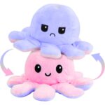 Storio Toy Octopus Plushie Reversible Soft Toys for Kids | Plush Soft Toys for Baby Boys and Girls| Best Gift | Octopus Soft Toy for Kids (Multicolor)