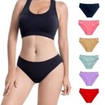 SunFlux® Women’s Cotton Bikini Panties, Super Combed Hipster Mid Waist Full Coverage Stretch Cool Underwear for Women Breathable Chaddi for Women