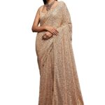 TRENDMALLS Women’s Georgette Heavy Sequins Work Heavy Saree with Blouse (Latest-Sequins-Party-Saree) TRENDMALLS Women’s Georgette Heavy Sequins Work Heavy Saree with Blouse (Latest-Sequins-Party-Saree)