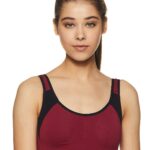 Van Heusen Women’s Cotton Non-Padded Wireless Light Impact Sports Bra – Anti Bacterial, Full Coverage