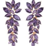 YouBella Fashion Jewellery Earings Drop and Dangler Ear rings Crystal Earrings for Girls and Women