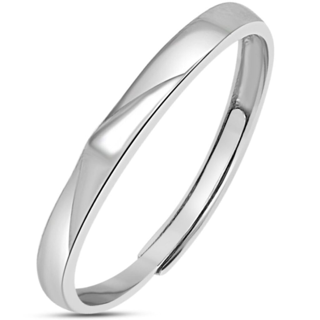 ZAVYA 925 Sterling Silver Statement Rhodium Plated Ring for Men | Gift for Men and Boys | With Certificate of Authenticity & 925 Hallmark
