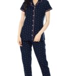 ZEYO Women’s Cotton Flash Printed Night Suit set of Shirt & Pajama Set 5251 ZEYO Women’s Cotton Flash Printed Night Suit set of Shirt & Pajama Set 5251