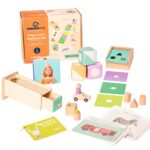 Curious Cub Montessori Learning Wooden Baby Toys |Box 5: 9+ Months| Montessori Toys for 9-12 Months |Fine Motor Skills Development| Sensory & Educational Toy | Engaging Toy for Kids|Wooden Puzzles