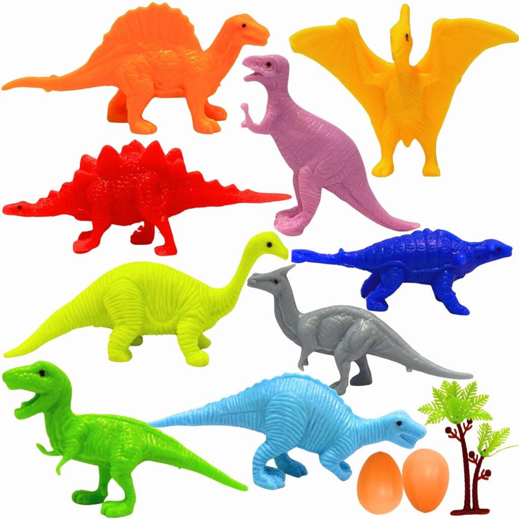 Mallexo Realistic Small Size Dinosaurs Animals Figure Toys for Kids 3+ |13 PCS Prehistoric Animal Figurine Toy for Boys | Girls Multicolor Dino Decoration Educational & Learning Items Birthday Gift