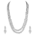 Peora Kundan Faux Pearl Necklace & Jewelry Set Gift for Women