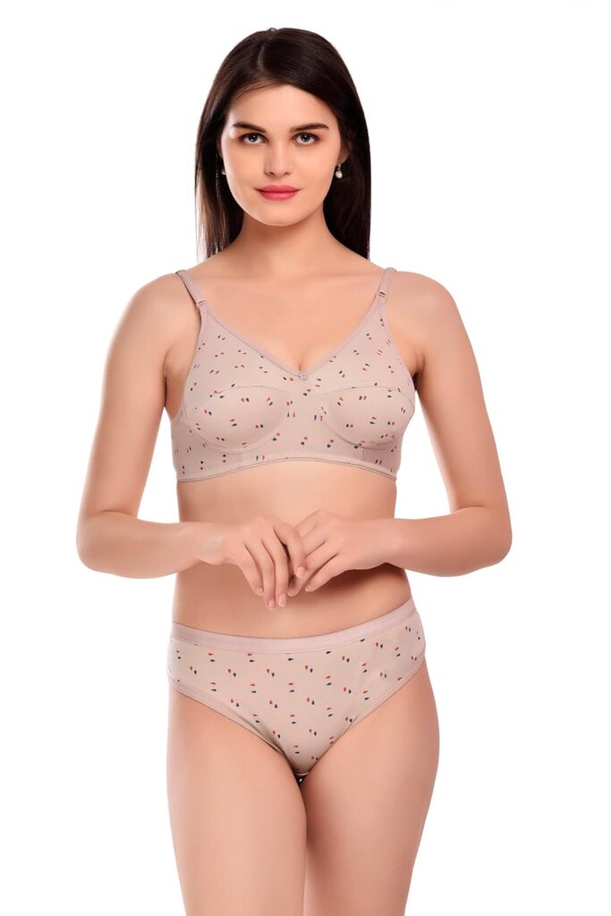 Printed Lingerie Set