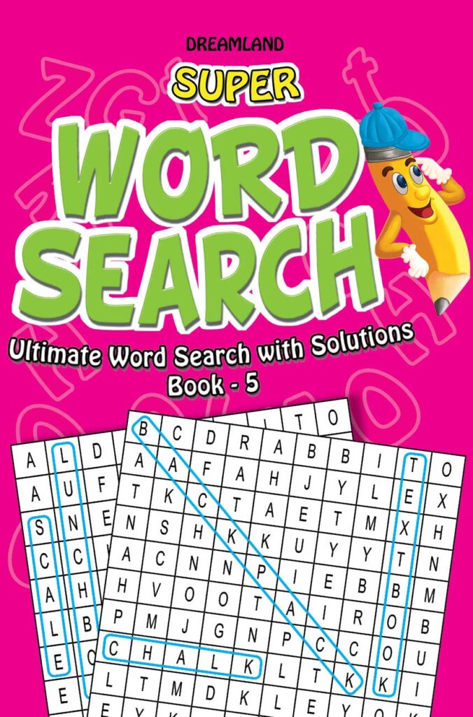 Super Word Search Book 5 | 192 Puzzle Pages with Answers | Fun Brain Teasers for Kids Ages 6–15 | Learning Gift for Boys & Girls| Educational & Fun Activity Book