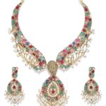 ZAVERI PEARLS Marwari Designer Look Multicolor Necklace Set For Women – ZPFK5514